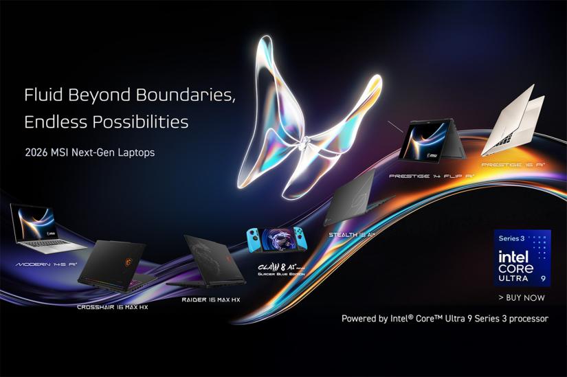 MSI reveals its 2026 laptop lineup: the possibilities are endless