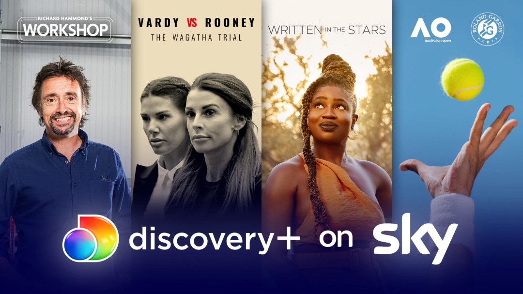 Discovery Plus on Sky