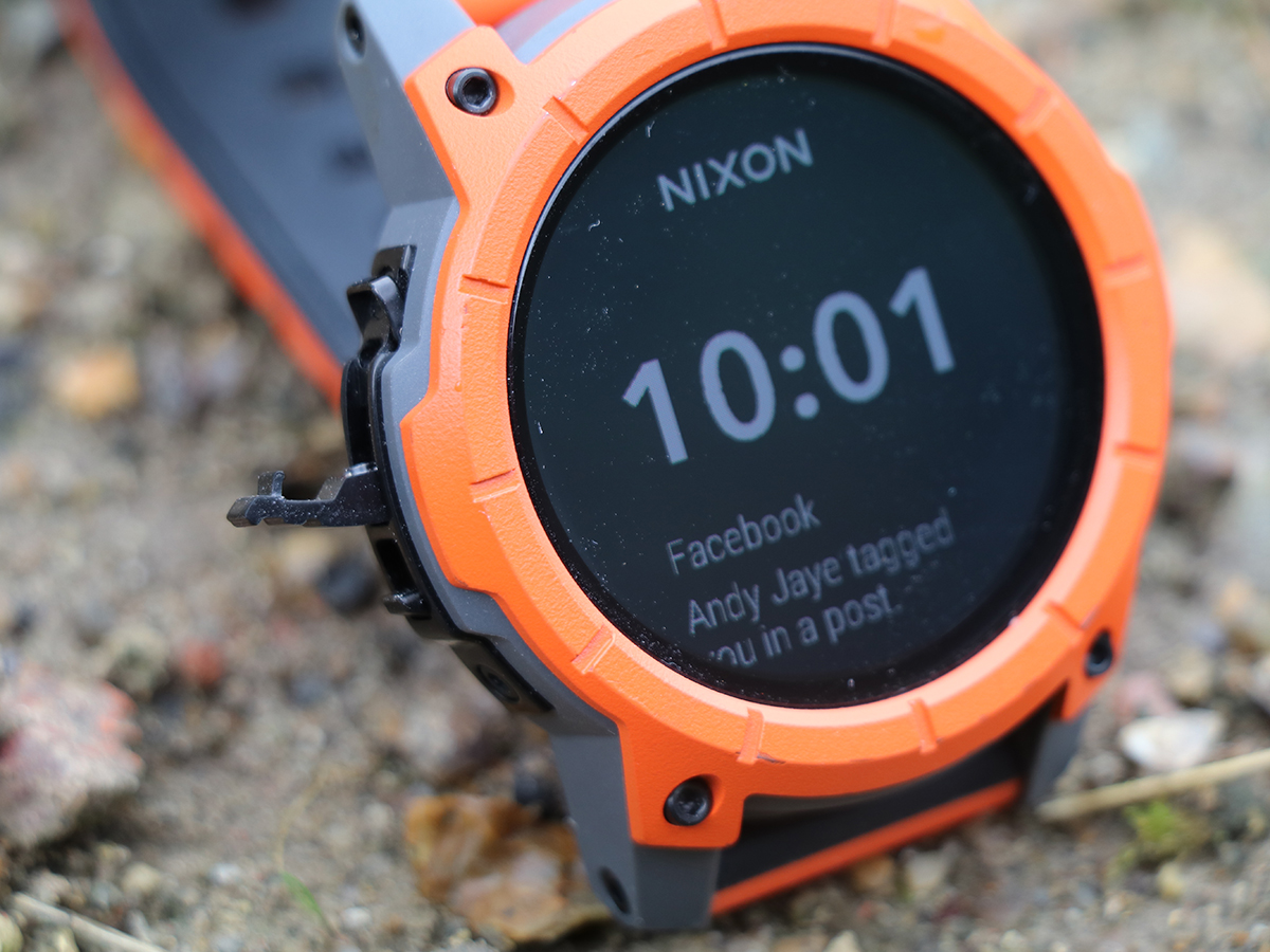 Nixon smartwatch orange hotsell