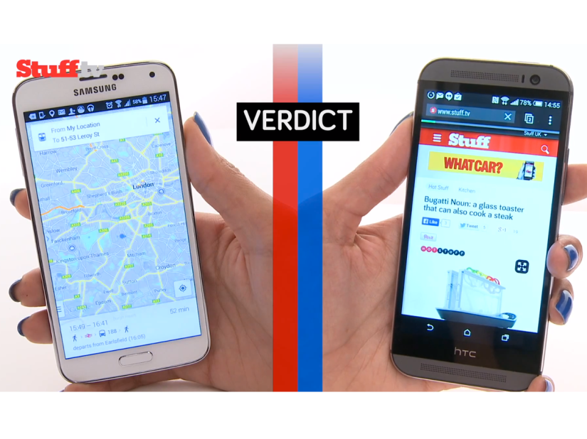 Video: Samsung Galaxy S5 vs HTC One (M8)