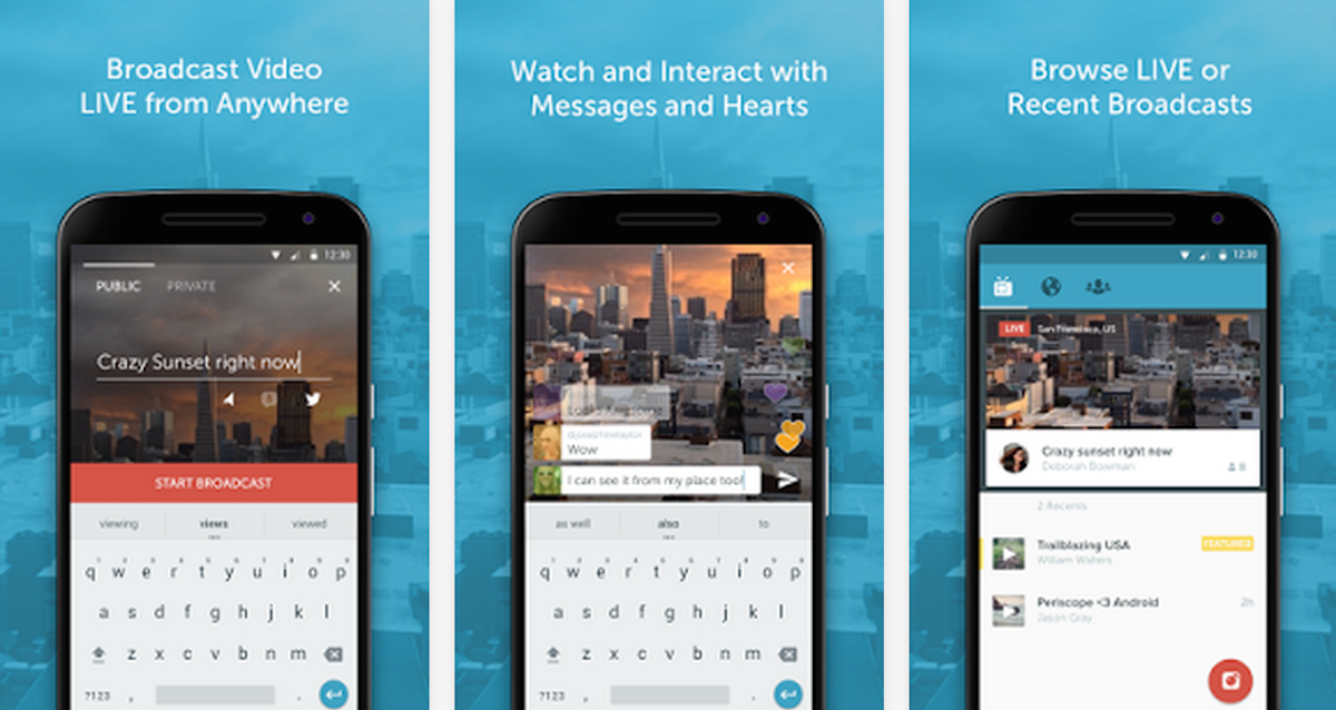 Periscope released for Android