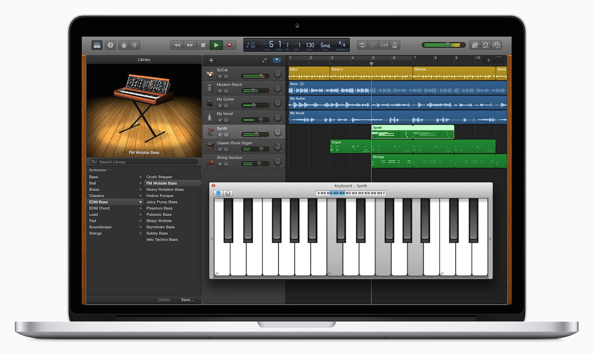 GarageBand updated for Apple Music