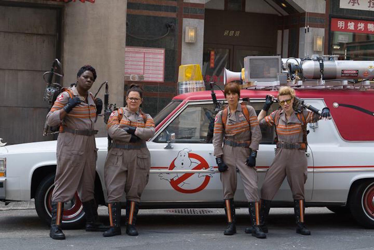 First official Ghostbusters shot