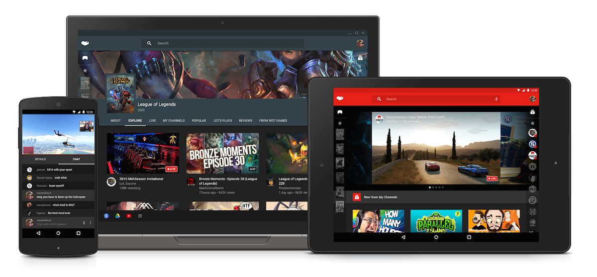 YouTube Gaming debuts today