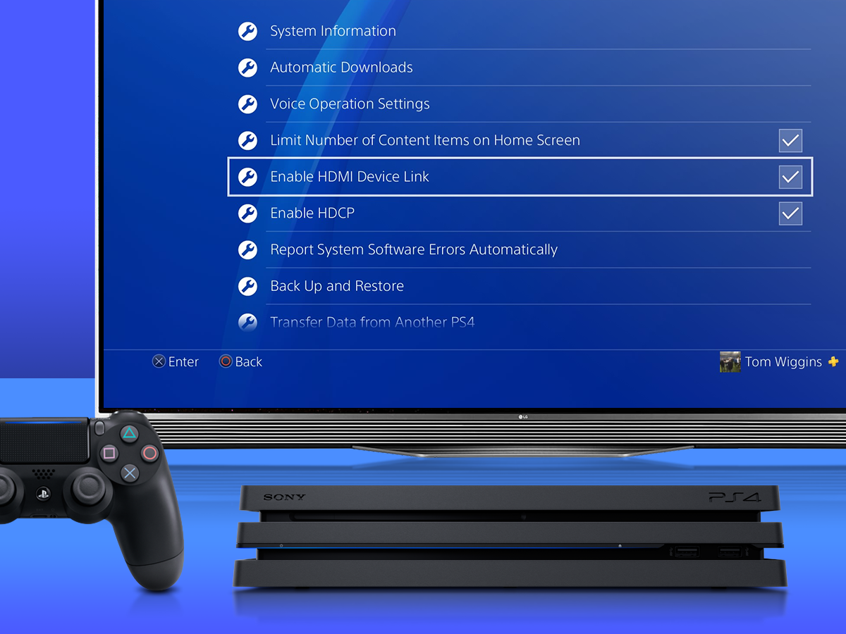 20 awesome PS4 tips: Enable HDMI