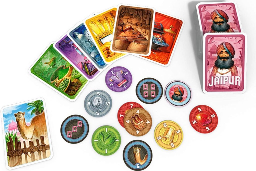 Jaipur cards and tokens