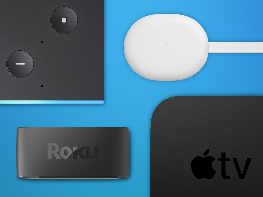 best streaming device featuring Google Chromecast Roku Apple TV and Amazon Fire