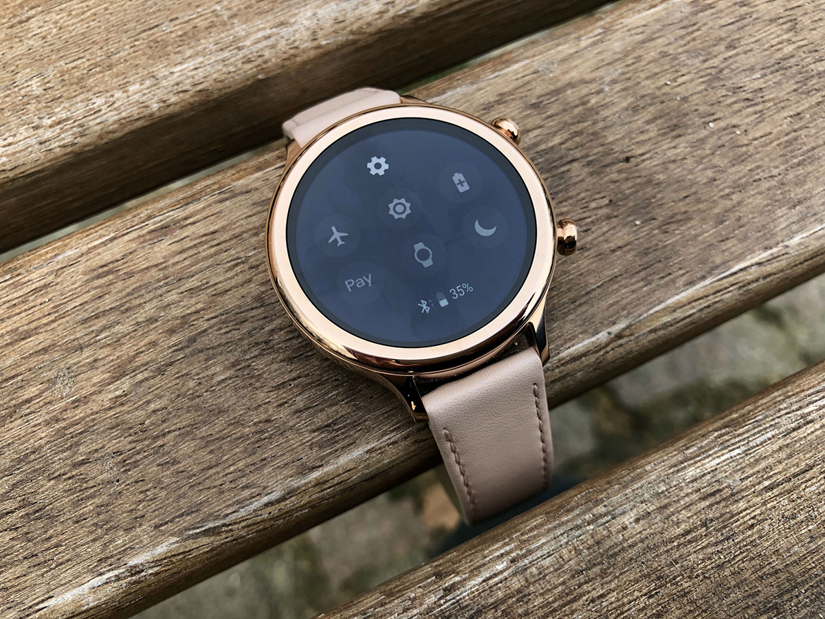 Ticwatch C2, Wear OS Smartwatch for Women with Build-in GPS, Waterproof, NFC  Payment, for iOS and Android (Rose Gold) 