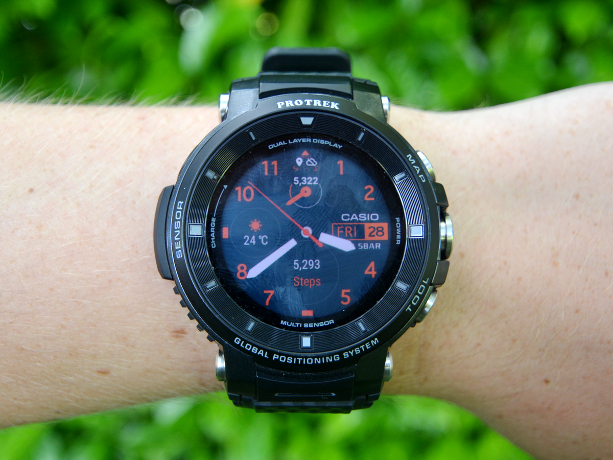 Gå op og ned Tarmfunktion akse Casio Pro Trek WSD-F30 review | Stuff