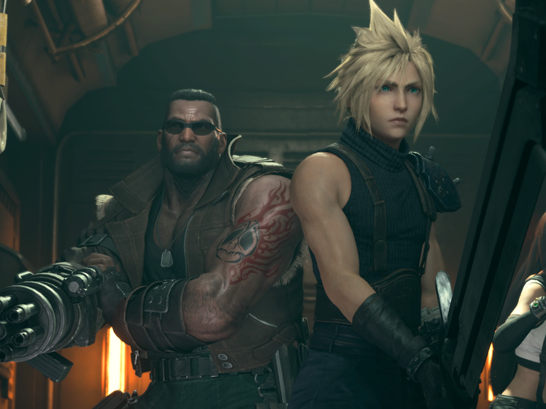 FFVII remake Cloud & Barrett