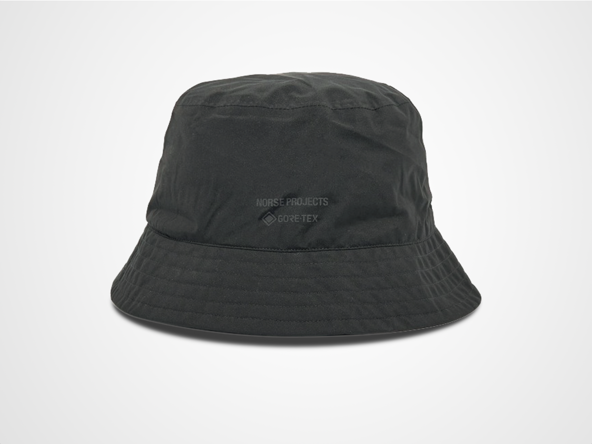 The technical topper: Norse Project Gore-tex Bucket Hat (£80)