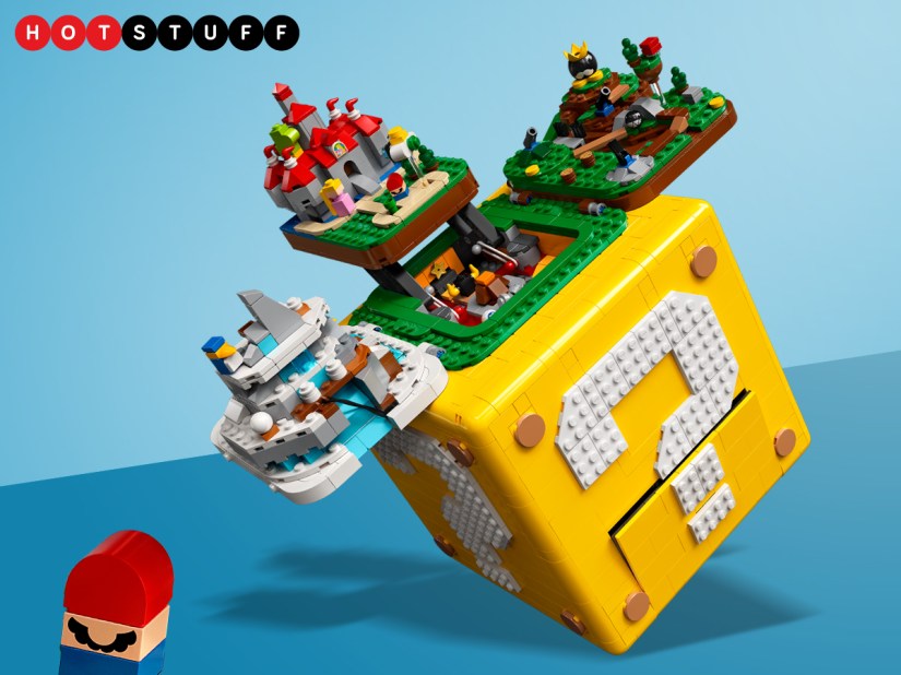 Lego celebrates 25 years of Super Mario 64 with the 2064-piece ? Block set