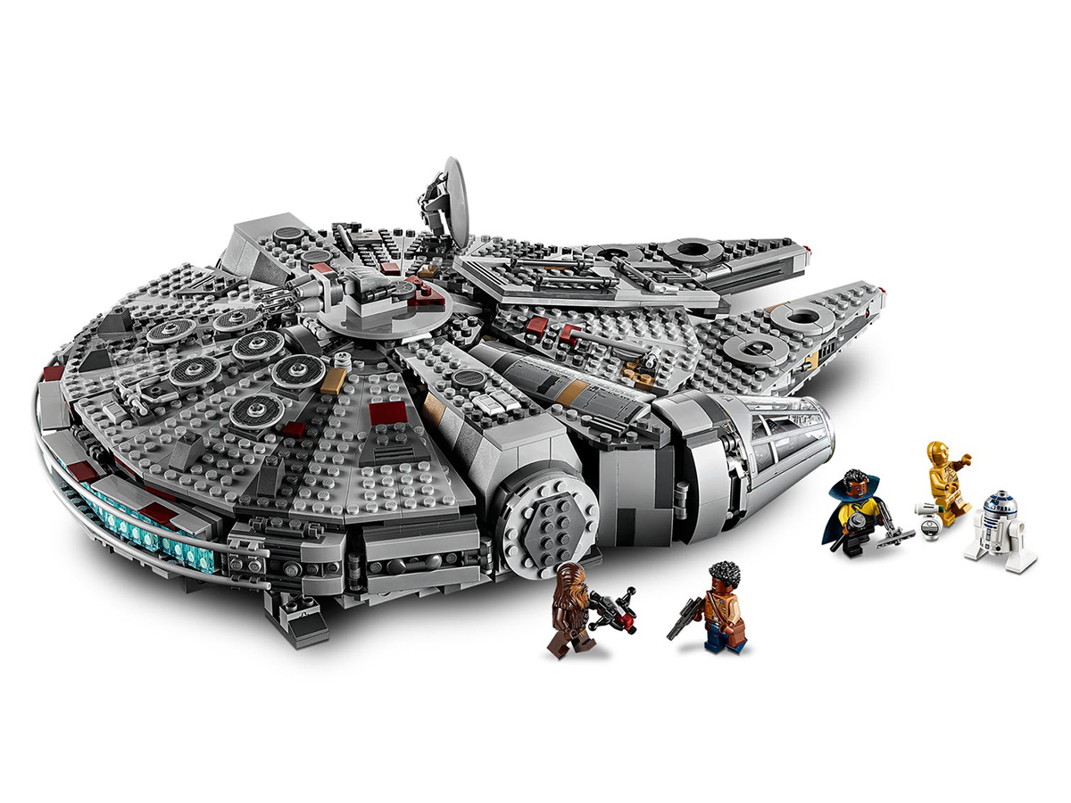 Millennium Falcon mining scale