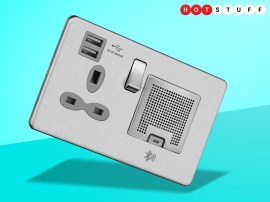 You can now buy a plug socket with a built-in Bluetooth speaker