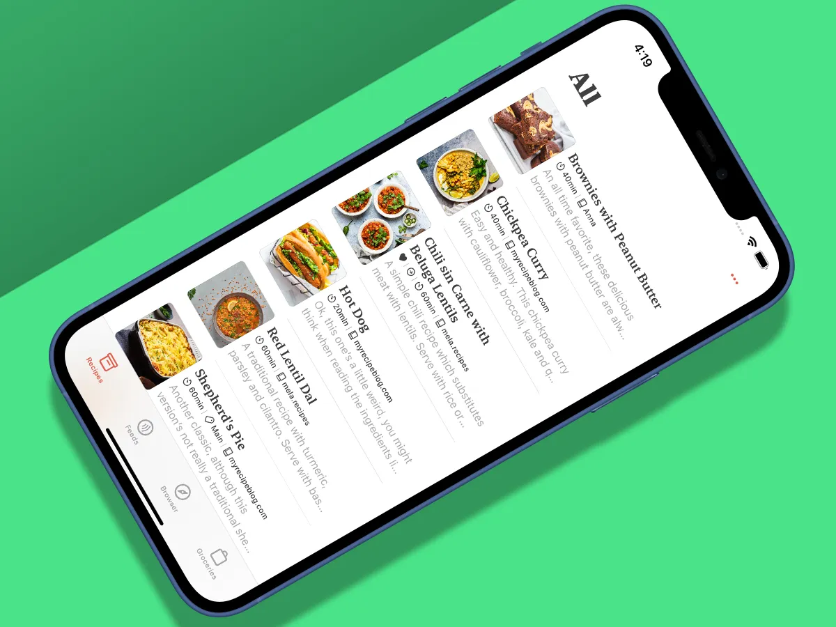 Mela: best iPhone/iPad recipe manager