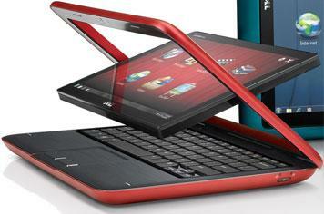 Dell shows off Inspiron Duo with odd swivelling screen
