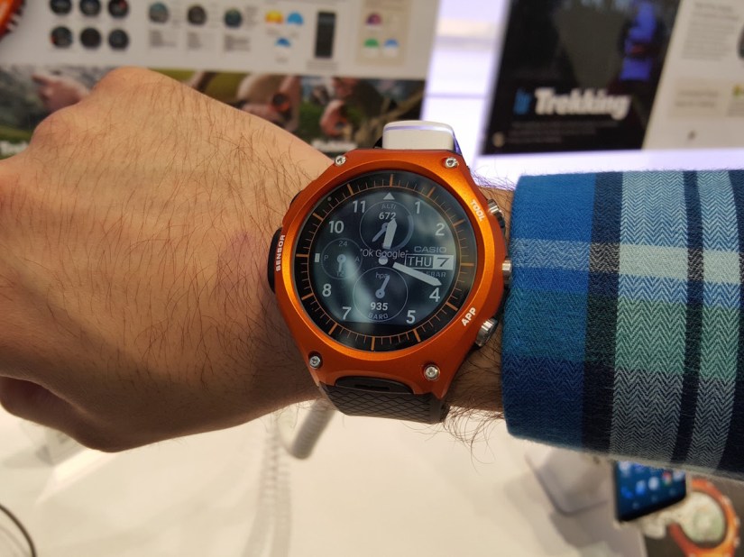 Casio WSD-F10 Android Wear smartwatch  hands-on review