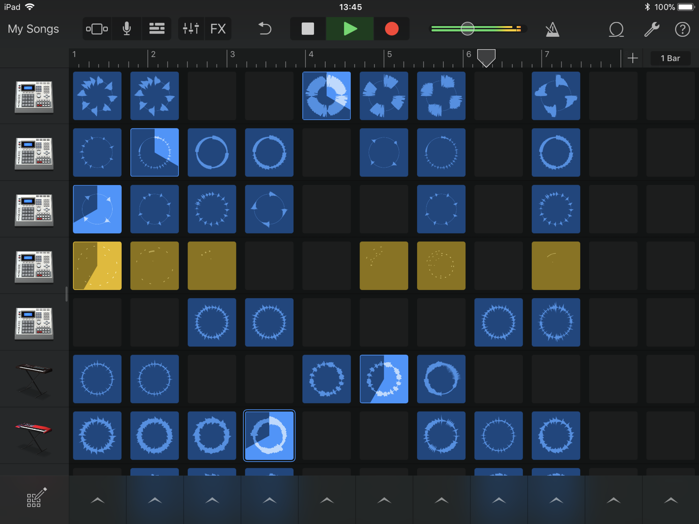 iphone garageband how to select input