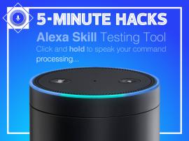 5 minute hack: talk to Amazon’s Alexa assistant in your browser