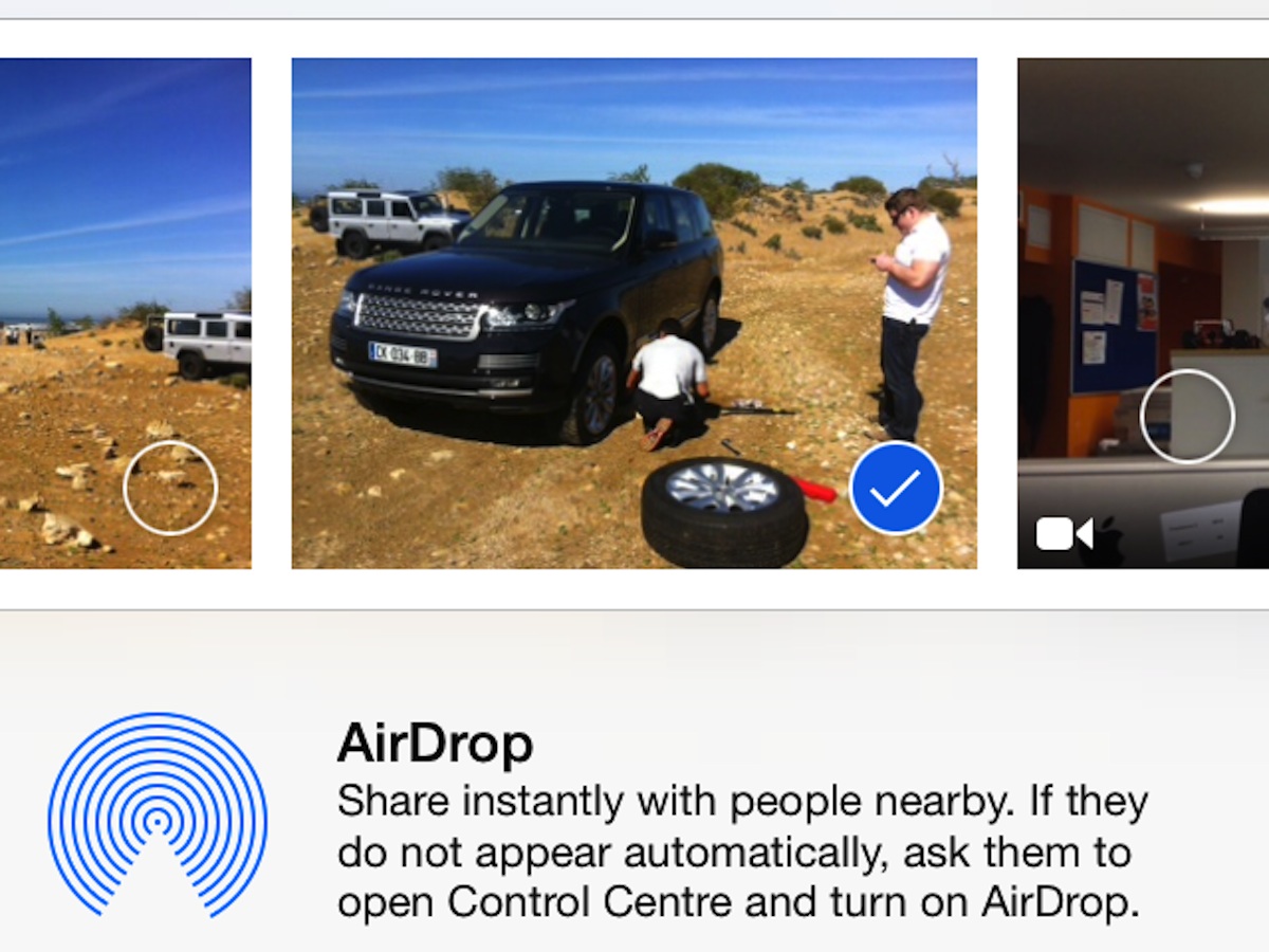 AirDrop: no hook-up to Macs