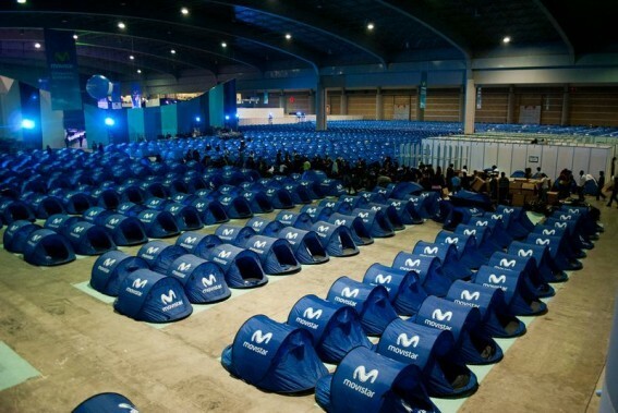 Campus Party tents