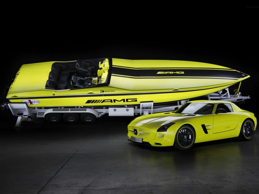 Cigarette Racing and AMG build world’s fastest electric boat