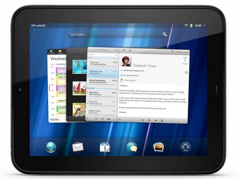 HP TouchPad 4G puts in an appearance