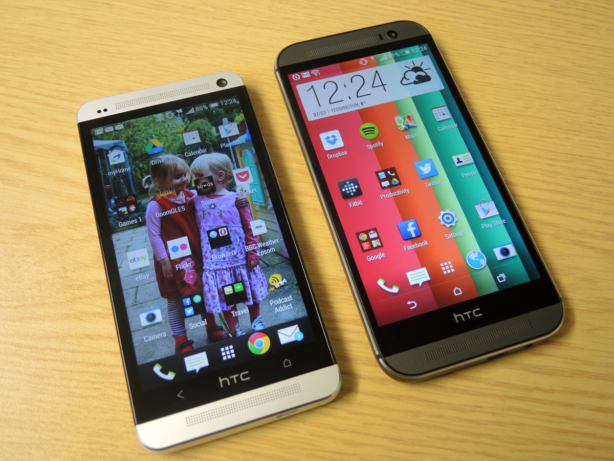 HTC One (M8) versus HTC One 