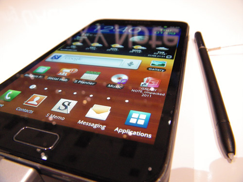 Samsung Galaxy Note hands-on