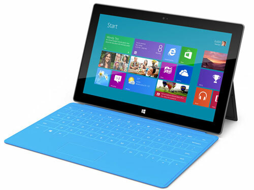 Microsoft Surface vs iPad 3 – build