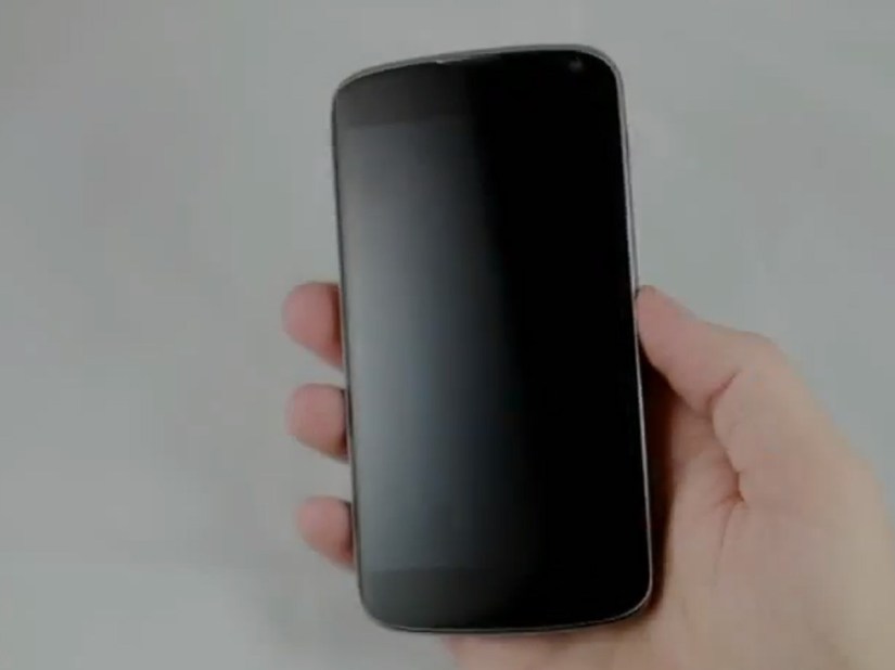 Google Nexus 4 with Android 4.2 OS video leaked
