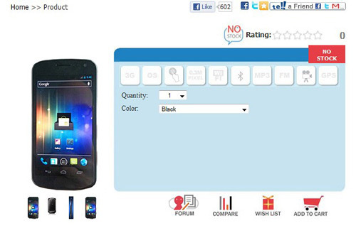 Galaxy Nexus up for pre-order, apparently