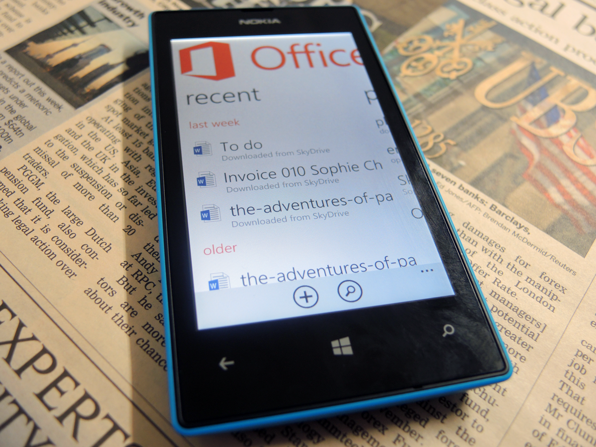 Nokia Lumia 520 review Word