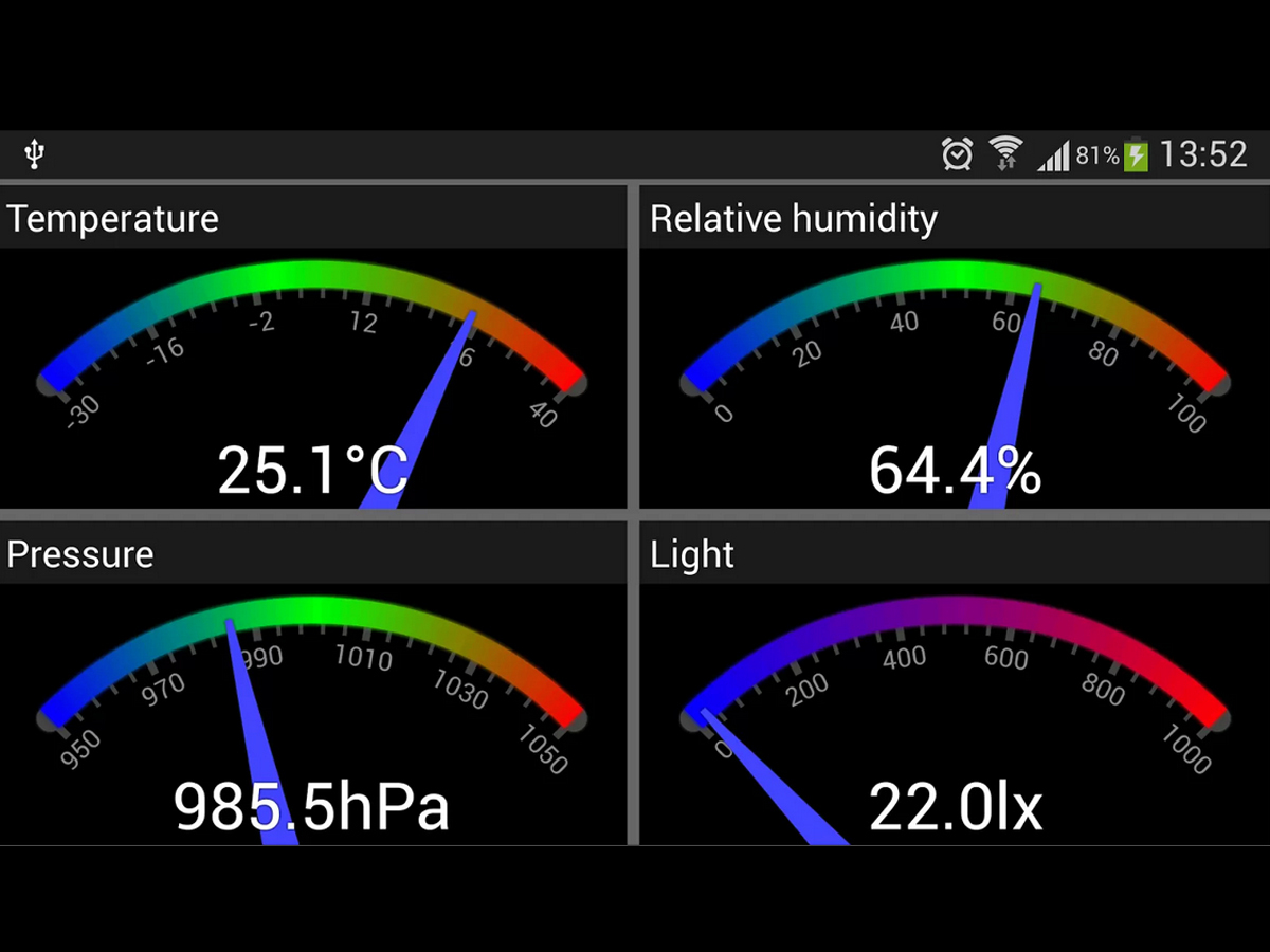  galaxy s4 sensors app