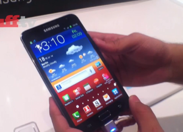 Samsung Galaxy Note video preview
