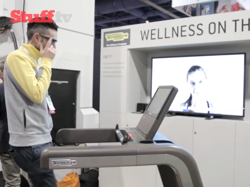 Video preview: Technogym shows off world’s first Google Glass-controlled treadmill