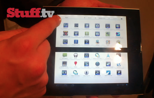 New video! Sony Tablet P preview