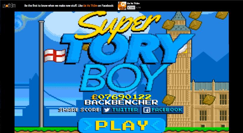 Drop everything and try: Super Tory Boy