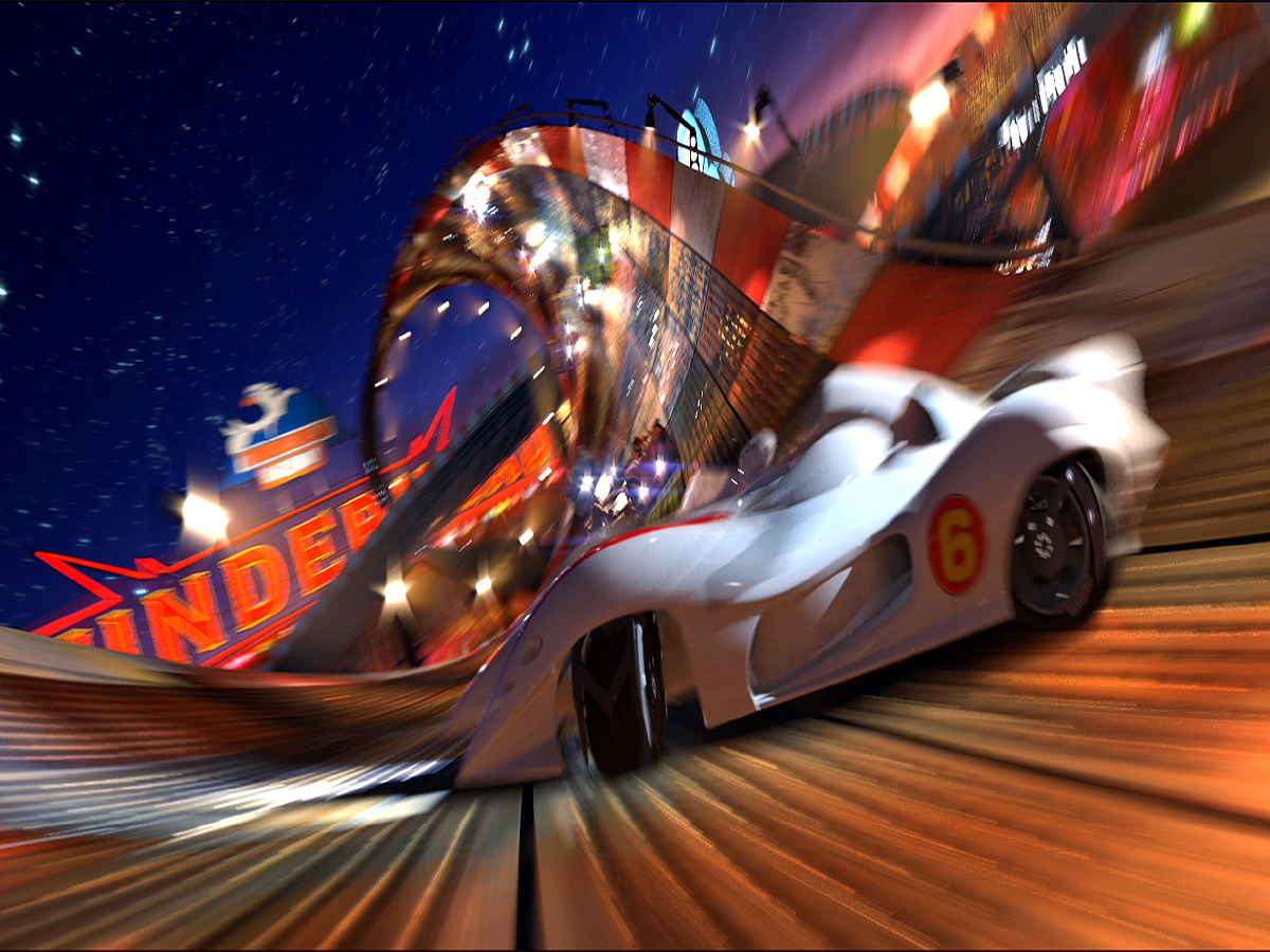 Mach 5? Speed Racer car? Or just a Elvis tribute build?