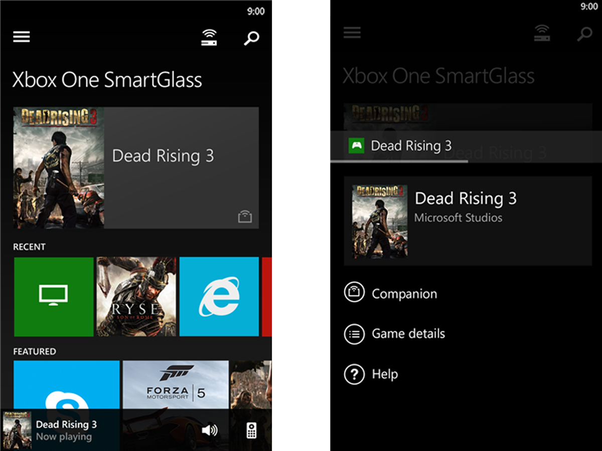 Xbox One SmartGlass