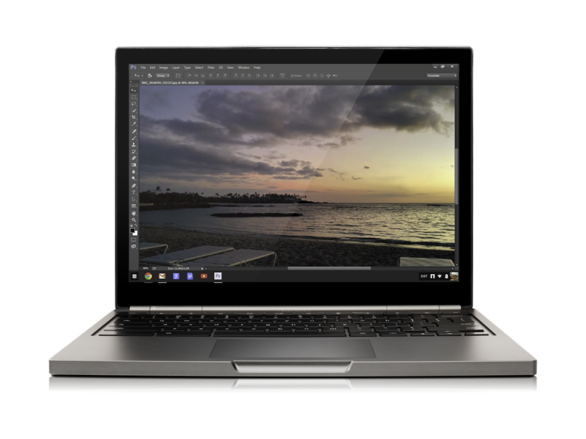 Fully Charged: Adobe bringing Photoshop and more to Chromebooks, BlackBerry big on odd phones, and Moto 360 update boosts battery life