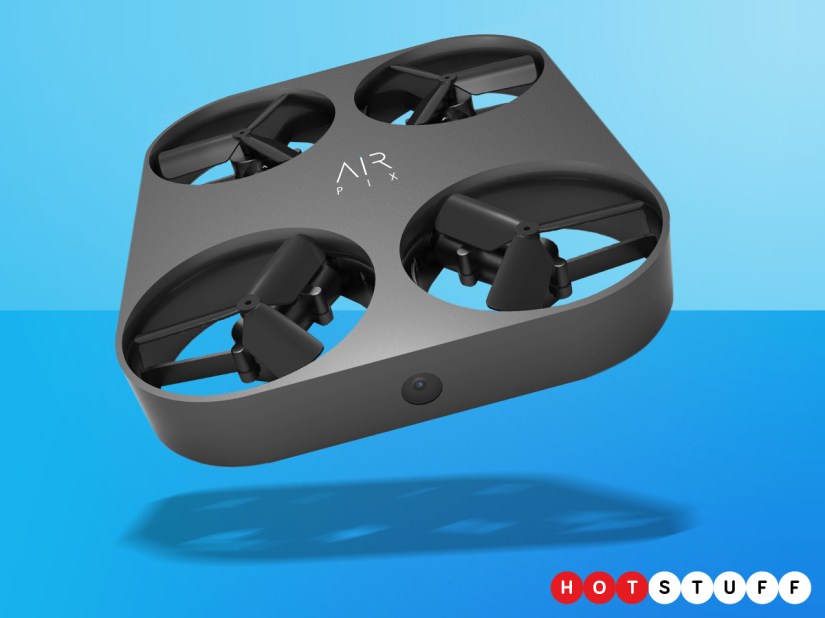Air Pix is a pocket-sized miniature drone camera for snapping selfies and HD video
