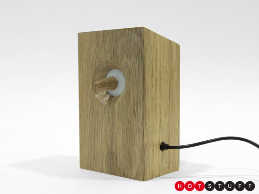 The Alarming Clock’s mechanical woodpecker makes an alarm out of anything