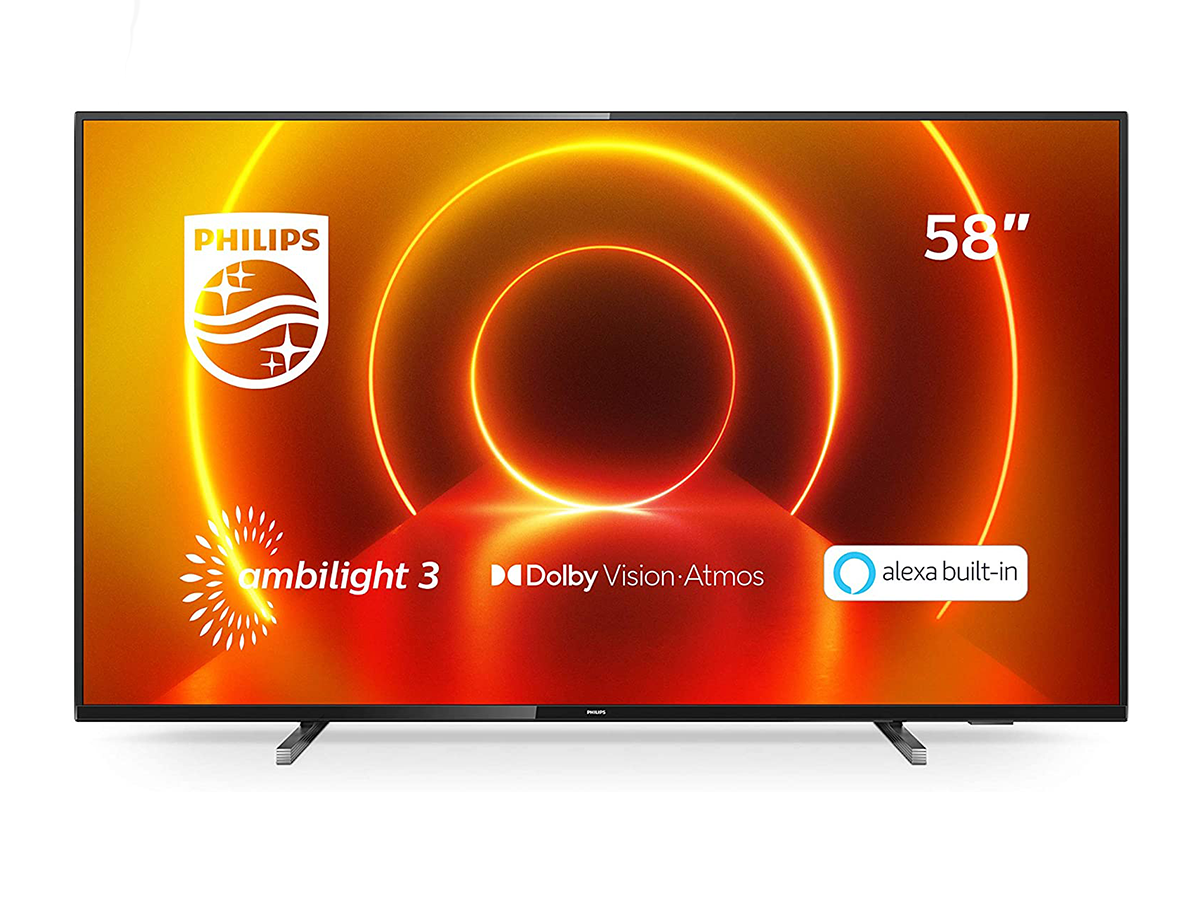 Philips Ambilight 58PUS7805 58in 4K UHD LED TV with Freeview Play (Save £100)