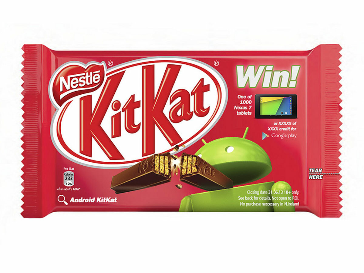 Buy a KitKat, maybe win a Nexus 7