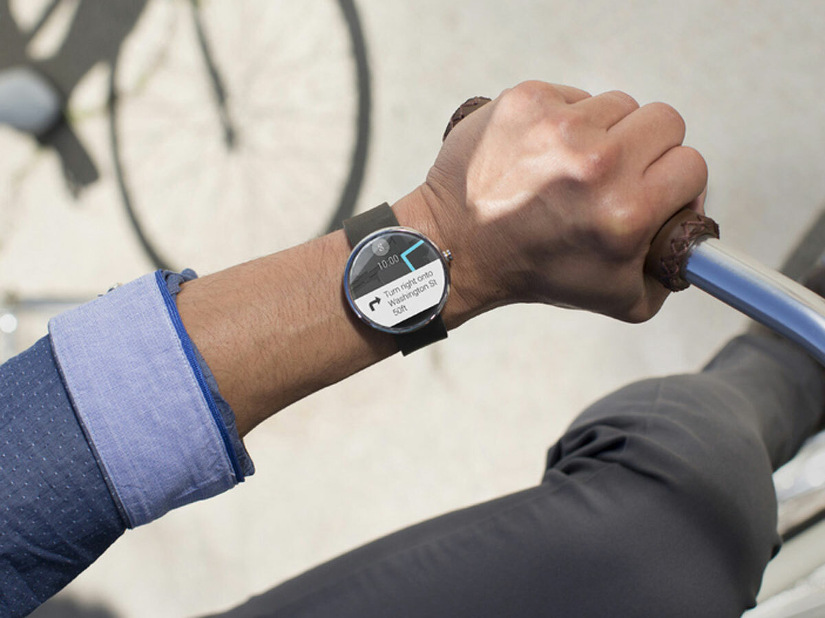 An Android Wear smartwatch