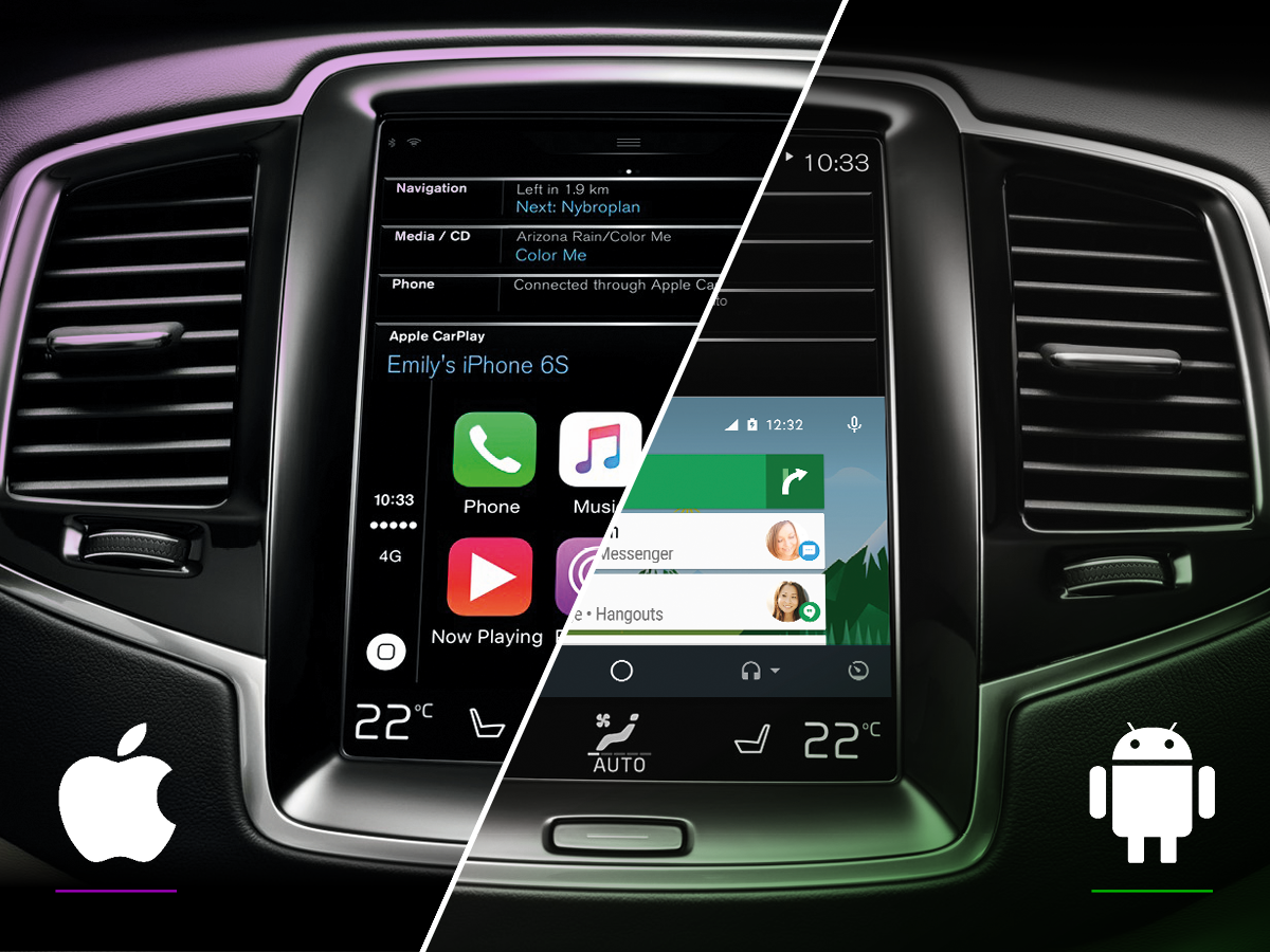 Android Auto vs Apple CarPlay Stuff