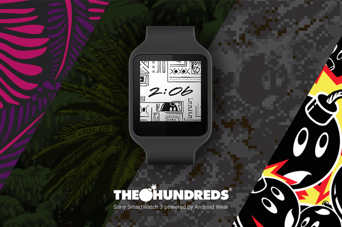 The Hundreds Android Wear watch face