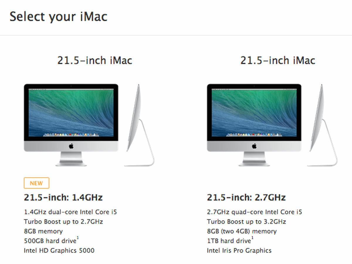 The new model is £150 cheaper than the previous entry-level iMac