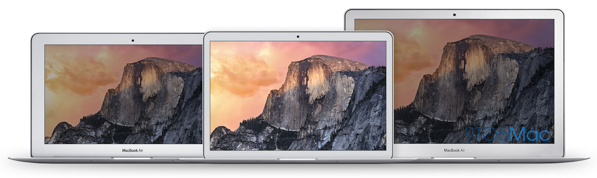 Render based on 12in MacBook Air (2015) leaked specs (Credit: 9to5Mac)